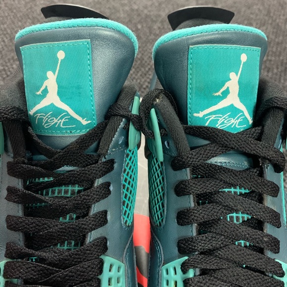 Air Jordan 4 Retro 30th Teal/Black Sneakers 12US - Picture 2 of 9